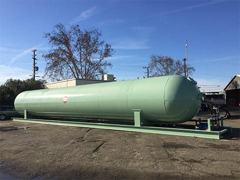 600kg above-ground bulk LPG tank - Rectory Gas Supplies